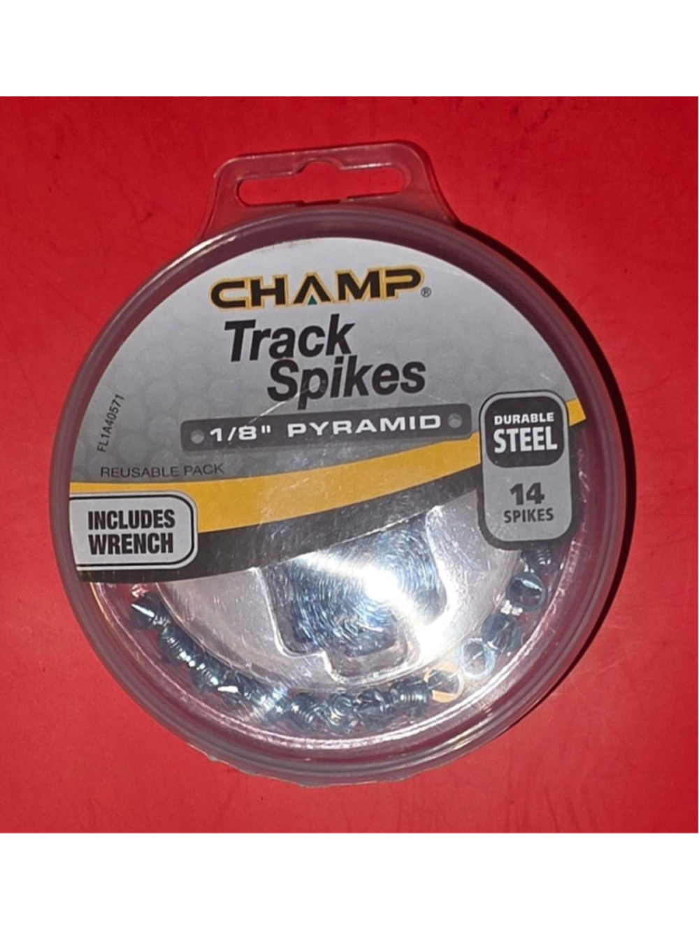 CHAMP Steel Pyramid Replacement Track Spikes - 3/16” (14 ct)